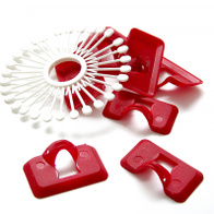 Zestaw osłonek na dzioby wraz ze szpilkami