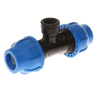 Trójnik złączka PE PN16 2 x fi 25 mm + GW 1/2 cala