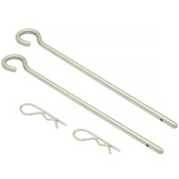 Zabezpieczenie jarzma z zawleczkami pod kosz paszowy - 2 szt.