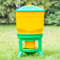 Automat paszowy dla drobiu na stojaku z zasobnikiem 30 kg