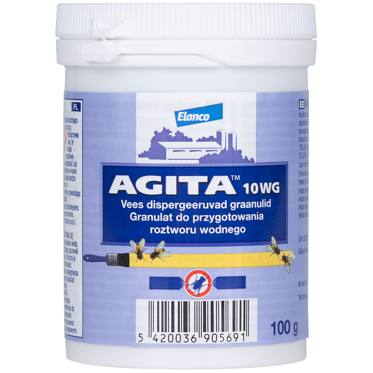 AGITA 10WG 100 g preparat na dorosłe muchy w budynkach inwentarskich