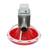 Karmidło kontrolne nierdzewne dla brojlera z regulacją zsypy paszy F-INOX 2