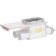 Zasuwa pojedyncza jarzma nierdzewna z osłoną FERMO-INOX