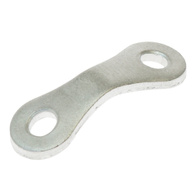 Ślizgacz aluminiowy dwudziurkowy do regulacji wysokości poideł i karmideł