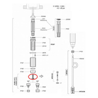 Zawór zwrotny biały do dozownika Dosatron D25RE2 0,2-2% - MPDI122