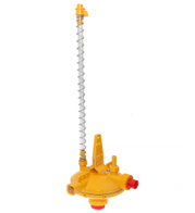 Reduktor z funkcją regulacji ciśnienia LUBING na wysoki profil do linii pojenia indyków