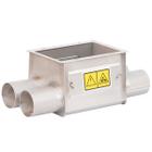Jarzmo nierdzewne przelotowe 75 mm podwójne pod silos FERMO-INOX