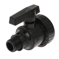 Zawór kulowy PVC GW/GZ 3/4