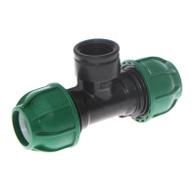Trójnik złączka PE 2 x fi 32 mm + GW 1 cal