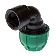 Kolano złączka kątowa  PE fi 32 mm x GW 1 cal