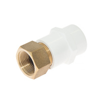 Złączka rury PVC 3/4 cala z tuleją mosiężną GW 3/4 cala KW/GW