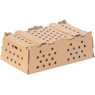 Karton do wysyłki przewozu gołębi ptaków 64 x 38 x 22 cm
