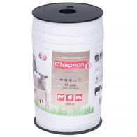 Taśma ogrodzenia elektrycznego ECON - biała 10mm/200m