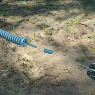 Duża sprężyna amortyzująca - naciągowa do pastuchów elektrycznych