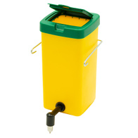 Poidło kropelkowe dla królików z zasobnikiem 1l zółte