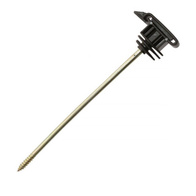 Izolator taśmowy do słupków drewnianych z długim gwintem