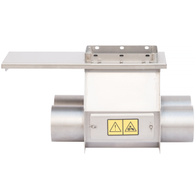 Jarzmo nierdzewne przelotowe podwójne 125 mm pod silos FERMO-INOX z zasuwą