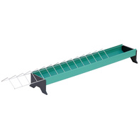 Karmidło korytkowe 75 cm plastikowe z metalową kratką dla kur