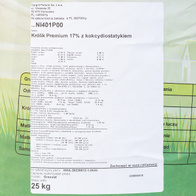 Pasza karma dla królików NUTRENA Królik Premium Królica i Junior z kokcydiastykiem 25 kg