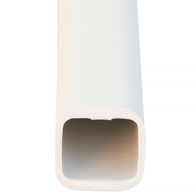 Rura kwadratowa PCV-U 22 x 22 mm do systemu pojenia - 1 mb