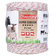 Plecionka SUPER CORDON fi 4mm 200m do pastuchów elektrycznych