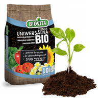 Ziemia uniwersalna BIO podłoże ekologiczne do warzyw i kwiatów 10 l