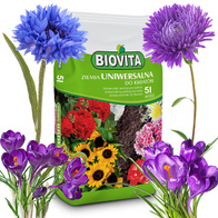 Ziemia uniwersalna podłoże z nawozem i torfem do kwiatów 5 l