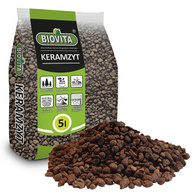Keramzyt ogrodniczy doniczkowy drobny 4 - 8 mm drenaż 5 l