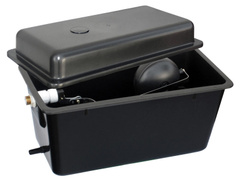 Zasobnik wodny z zaworem pływakowym do systemów pojenia