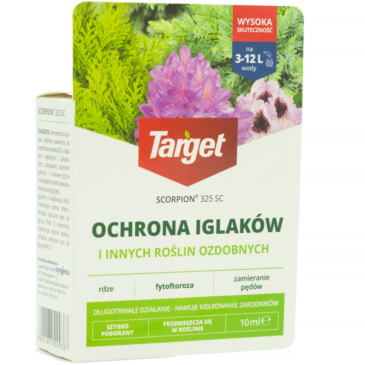 SCORPION 325SC środek na rdzę, frytoftorozę iglaków i roślin ozdobnch  10 ml TARGET