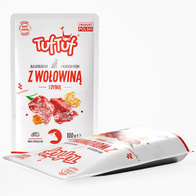 Mokra karma dla psa TUF TUF mielonka wołowina z dynią 100 g