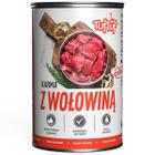 Mokra karma dla psa TUF TUF mielonka z wołowiną 400 g puszka 1 szt