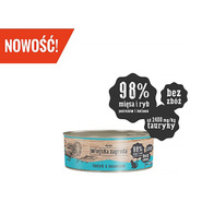 Mokra karma dla kota Wiejska Zagroda indyk z łososiem 85 g