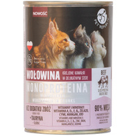 Mokra karma dla kota monoproteinowa PetRepublic wołowina 12 x 400 g