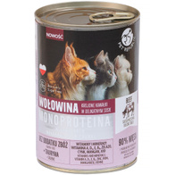 Mokra karma dla kota monoproteinowa PetRepublic wołowina 400 g