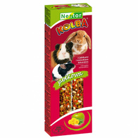 Kolba dla gryzoni i królika z jabłkami i mniszkiem lekarskim 2 szt NESTOR