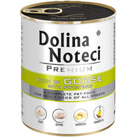 Mokra karma dla psa Dolina Noteci Premium gęś z ziemniakami 800 g puszka 1 szt