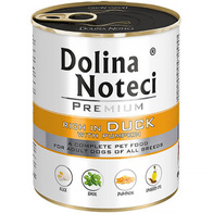 Mokra karma dla psa Dolina Noteci Premium kaczka z dynią 800 g puszka 1 szt