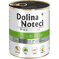 Mokra karma dla psa Dolina Noteci Premium dziczyzna 800 g puszka 1 szt