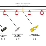 Linia do pojenia drobiu PREMIUM-CUP 6 długość 2 mb