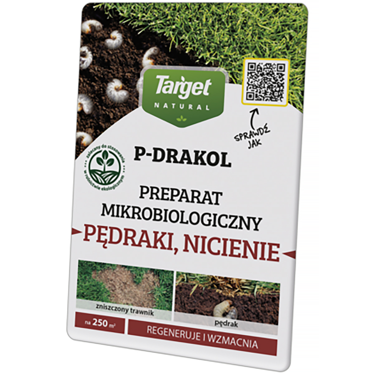 P-Drakol środek na nicienie, pędraki do regernacji trawnika 20 g TARGET