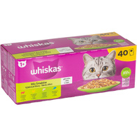 Karma dla kota Whiskas z kurczakiem zestaw mokra 40 x 85 g i sucha 3,8 kg