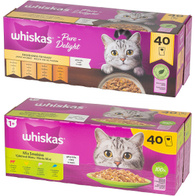 Mokra karma dla kota Whiskas mix smaków w galaretce saszetki 80 x 85 g