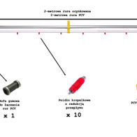 Automatyczny system pojenia dla drobiu LOW-FLOW 10 - linia 2 m