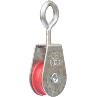 Bloczek 22 mm krążek mały linowy do podwieszania