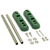 Żłób korytkowy dla źrebiąt z listwą ochronną