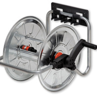 Bęben zwijak ścienny metalowy na wąż 1/2 cala - 50 m