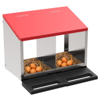 Gniazdo dla kur niosek ręczne podwójne PLATINUM