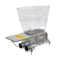 Jarzmo ocynkowane podwójne kompletne z zakotwiczeniem i butem prostym na fi 90 mm