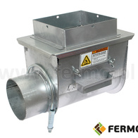 Jarzmo ocynkowane przelotowe pod silos na rurę fi 125 mm